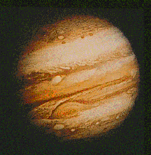 The planet Jupiter